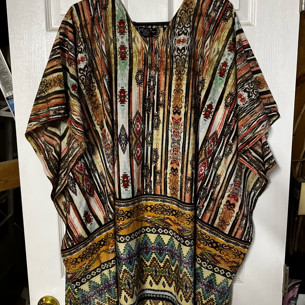 Multicolor Patterned Women's Top